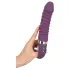 SMILE Soft - oppladbar, varmende vibrator (lilla)