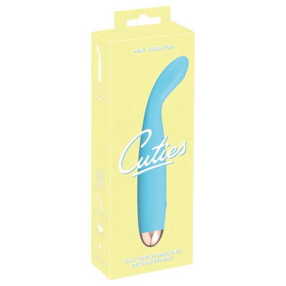 Cuties Mini - oppladbar, vanntett G-punktvibrator (tyrkis)