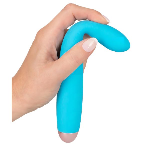 Cuties Mini - oppladbar, vanntett G-punktvibrator (tyrkis)