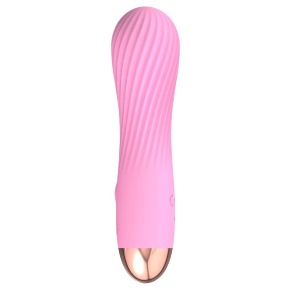 Cuties Mini - oppladbar, vanntett, spiralvibrator (rosa)