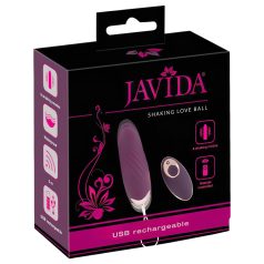 Javida Shaking Love - Trådløst, vibrerende egg (lilla)