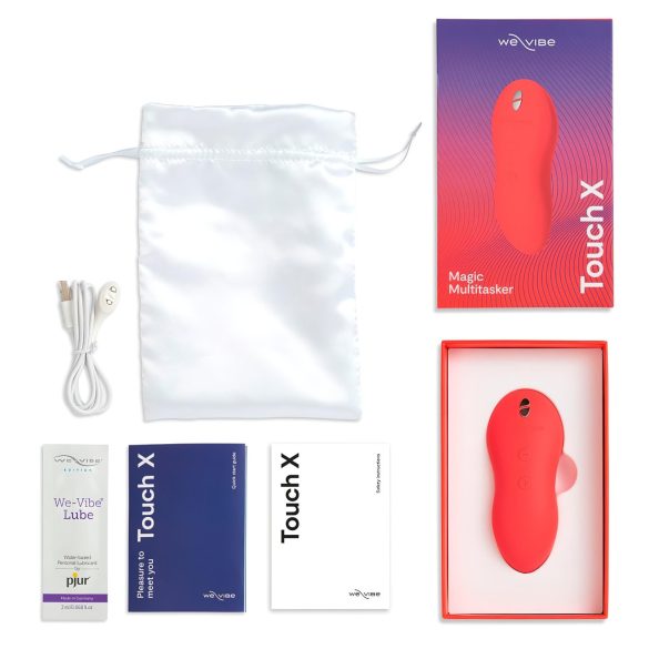We-Vibe Touch X - oppladbar, vanntett klitorisvibrator (korall)