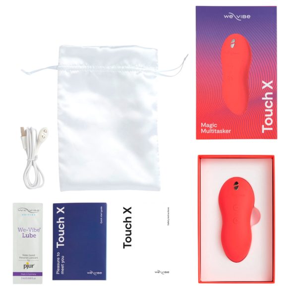We-Vibe Touch X - oppladbar, vanntett klitorisvibrator (korall)
