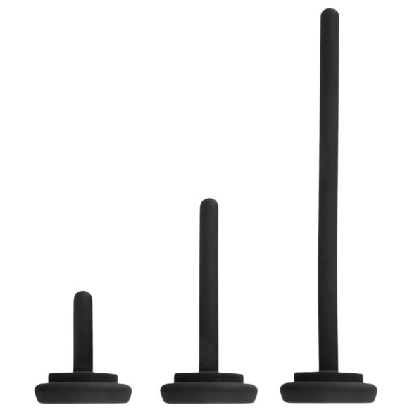 Rebel – penistrener med vibrator og dilator (svart)