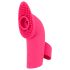 SMILE Licking - luftbølgetunge finger-vibrator (rosa)