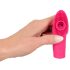 SMILE Licking - luftbølgetunge finger-vibrator (rosa)