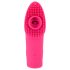 SMILE Licking - luftbølgetunge finger-vibrator (rosa)