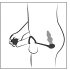 Rebel 2-i-1 - oppladbar, trådløs analvibrator med penisring (svart)