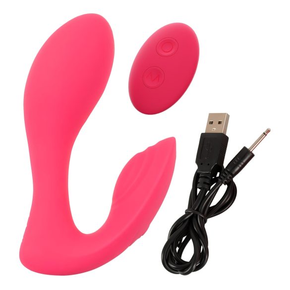 SMILE Truse - oppladbar, trådløs 2-i-1 vibrator (rosa)