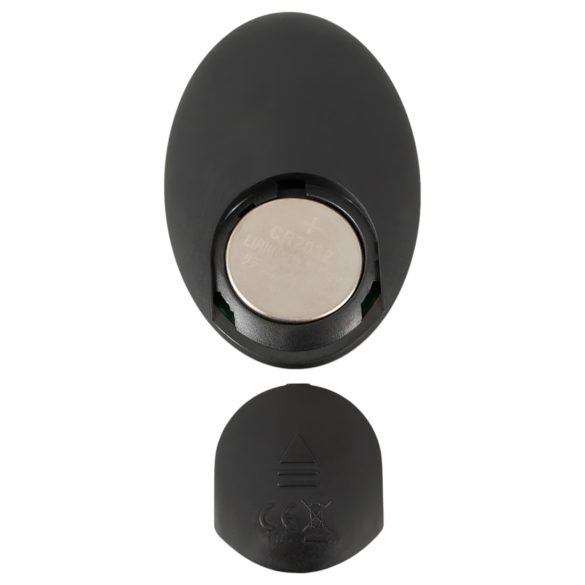 Rebel - oppladbar prostata-vibrator med fjernkontroll (svart)