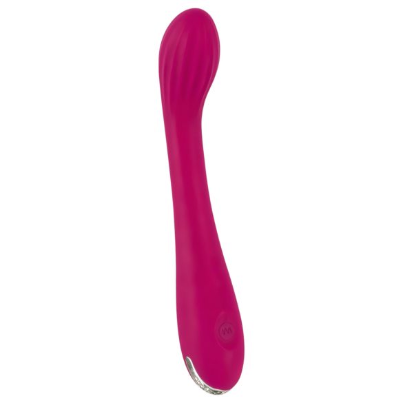 SMILE G-punkt - oppladbar, ribbet G-punkt vibrator (lilla)