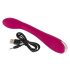 SMILE G-punkt - oppladbar, ribbet G-punkt vibrator (lilla)
