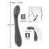 SMILE G-punkt - oppladbar, ribbet G-punkt vibrator (lilla)