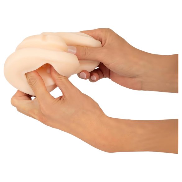 WYNE 01 - oppladbar, vibrerende og varmende masturbator (svart)