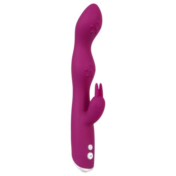 SMILE - fleksibel A- og G-punkt vibrator med klitorisstimulator (lilla)