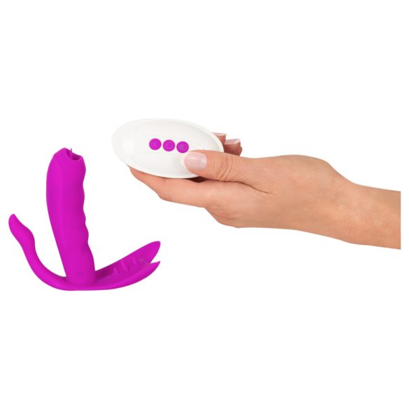 Javida - G-punkt og klitorisstimulator vibrator (lilla)