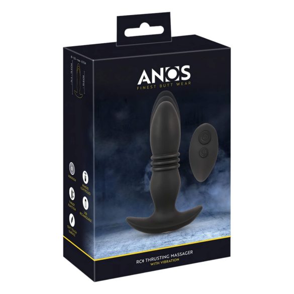 ANOS - Trådløs Anale Vibrator (Svart)