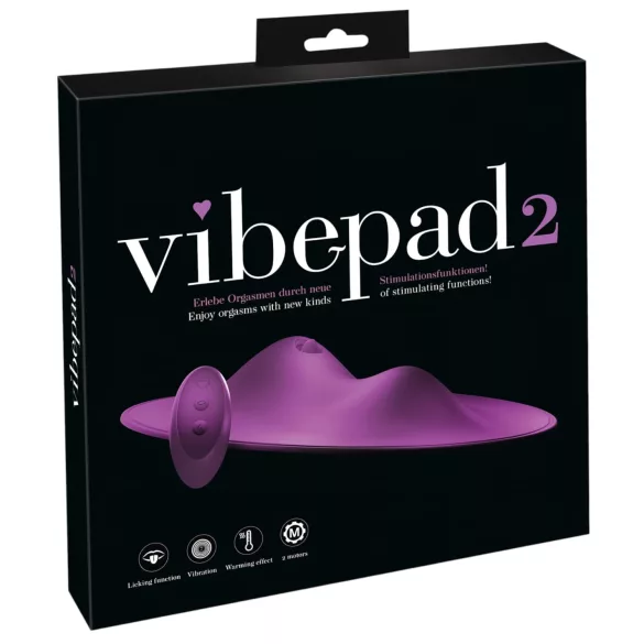 VibePad 2 - slikkeputevibrator (lilla)