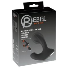  Rebel RC - oppladbar, trådløs analvibrator med pumpefunksjon (svart)