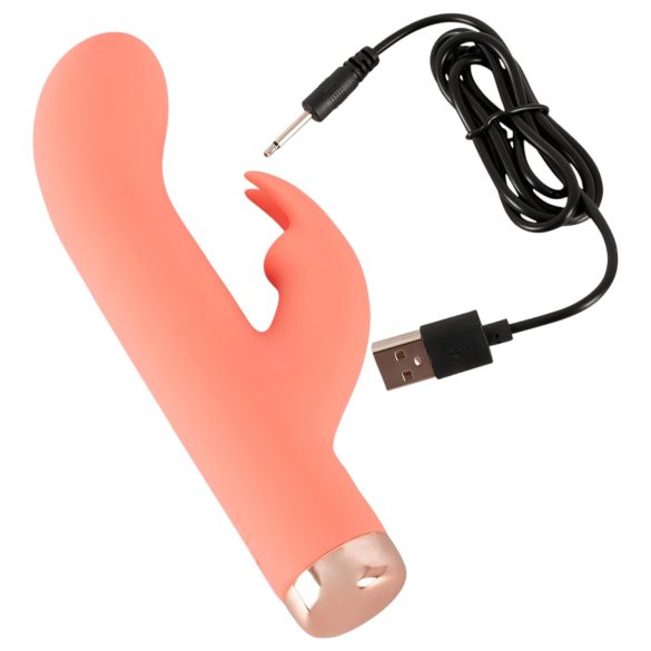 You2Toys peachy! mini rabbit - oppladbar kaninvibrator (fersken)
