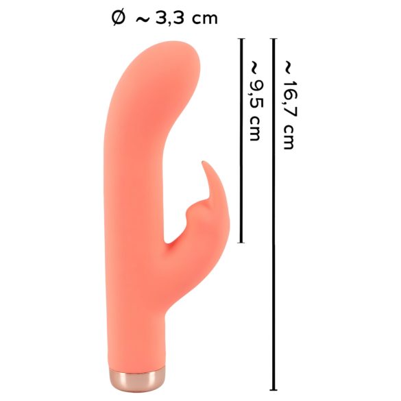 You2Toys peachy! mini rabbit - oppladbar kaninvibrator (fersken)