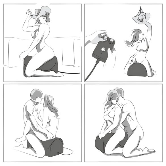 The Cowgirl Premium Riding - Rodeoseksmaskin (svart)