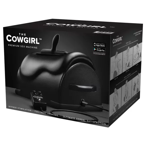 The Cowgirl Premium Riding - Rodeoseksmaskin (svart)