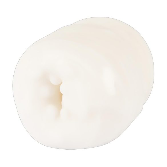 WYNE 02 - laderbar masturbator med vibrasjon og sugeeffekt (svart-hvitt)