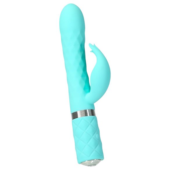 Pillow Talk Lively - oppladbar klitorisvibrator med arm (turkis)
