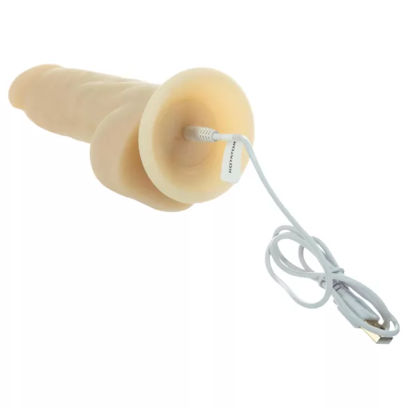 Naked Addiction Rotasjon 7 - vibrator (18 cm) - naturlig