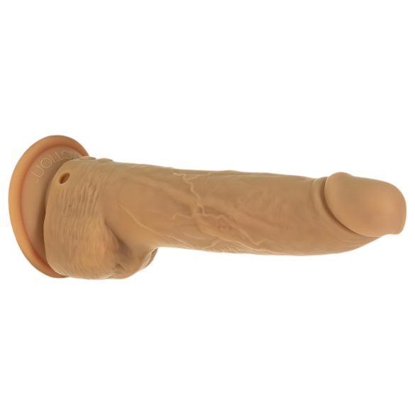 Naked Addiction Skyv 9" - støtvibrator - mørk (23cm)