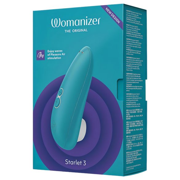 Womanizer Starlet 3 - luftbølgestimulator for klitoris (turkis)