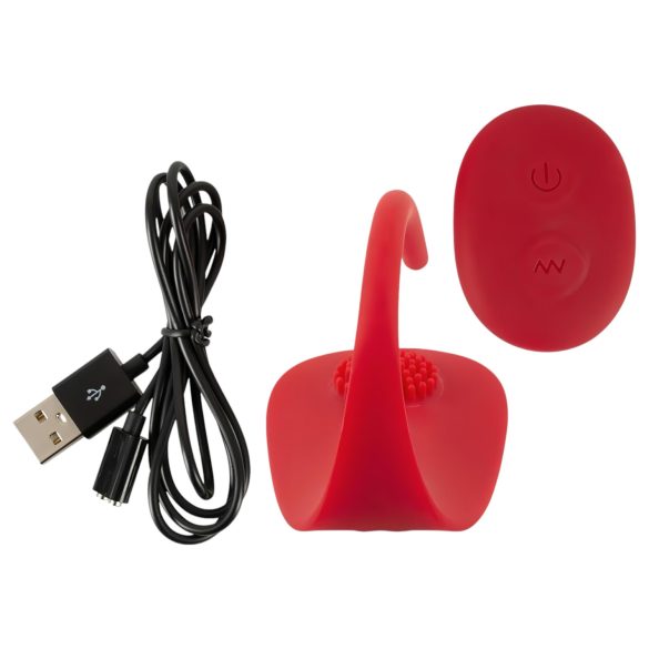 SMILE Slim Truse - oppladbar, trådløs klitorisvibrator (rød)