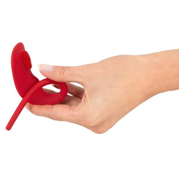 SMILE Slim Truse - oppladbar, trådløs klitorisvibrator (rød)