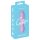 Cuties Mini 3 - oppladbar, vanntett, spiralvibrator (lilla)