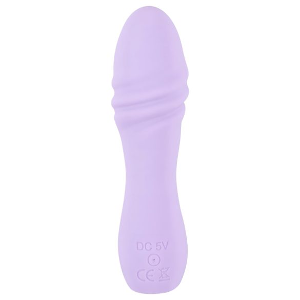 Cuties Mini 3 - oppladbar, vanntett, spiralvibrator (lilla)
