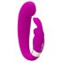 Happyrabbit Mini G - oppladbar G-punkt vibrator med klitorisstimulator (lilla)