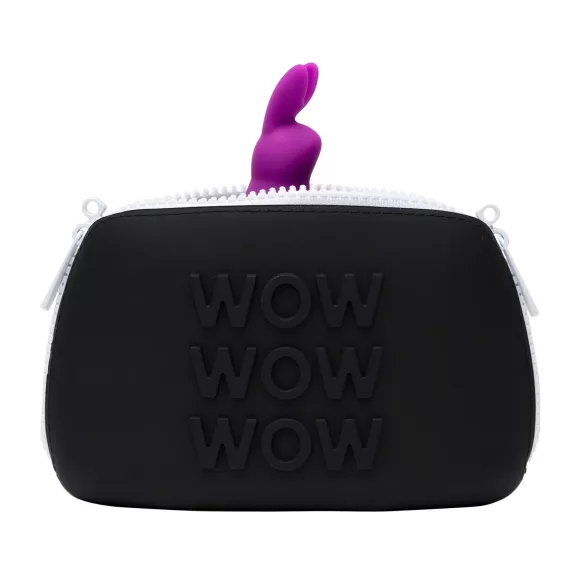 Happyrabbit Cock Kit - vibrerende penisring med oppbevaring (lilla)