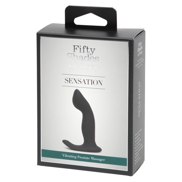 Sensation Prostata Vibrator - Sort (50 nyanser av grå)