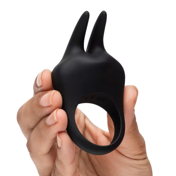 Femti nyanser av grått - klitorisstimulator penisring (svart)