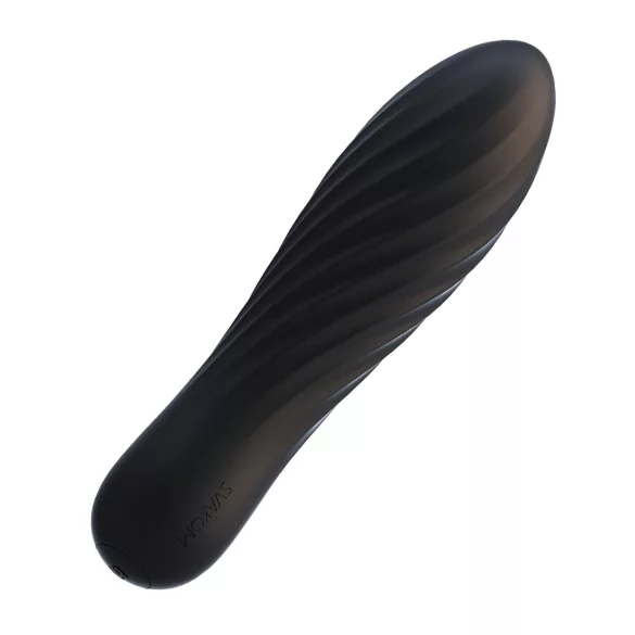 Svakom Tulip - oppladbar, mini stavvibrator (svart)