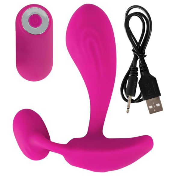 SMILE RC - oppladbar, trådløs G-punktvibrator (rosa)