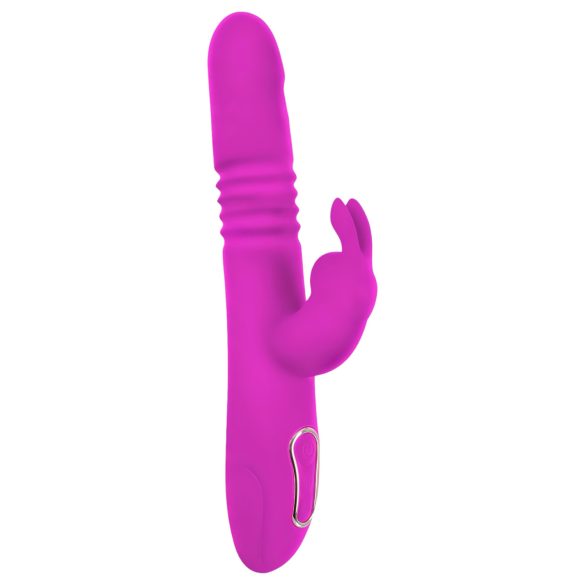 SMILE Rabbit - rosa vibrator med klitorisstimulator