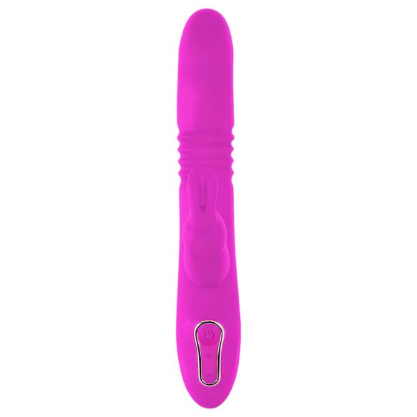 SMILE Rabbit - rosa vibrator med klitorisstimulator