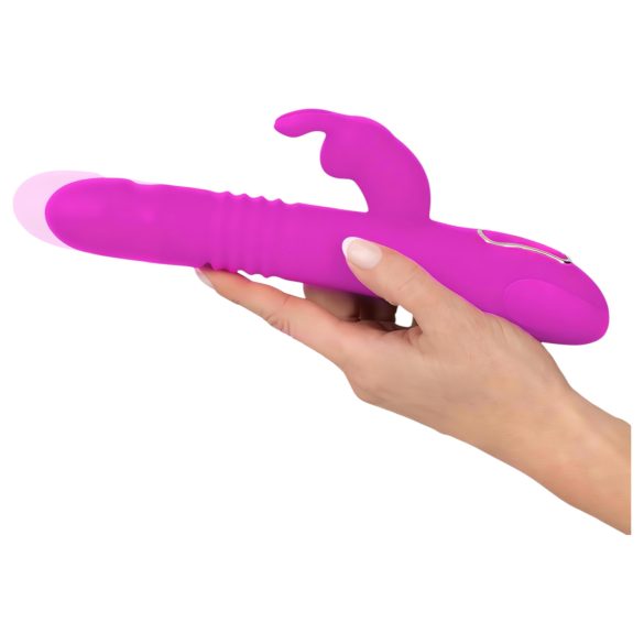SMILE Rabbit - rosa vibrator med klitorisstimulator