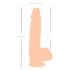 Naturtro Dildo - Hudfølelse, 25 cm (Naturlig)
