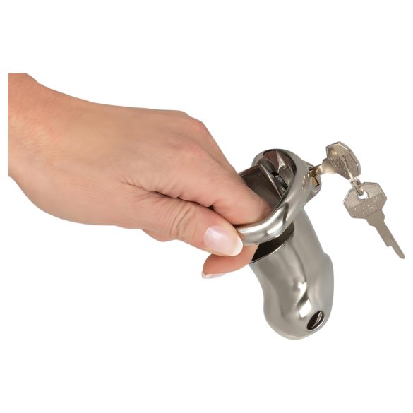 Fetish - metall penisbur (sølv)