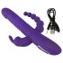 SMILE Triple - oppladbar, trippelarmet, roterende-vibrerende vibrator (lilla)