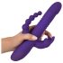 SMILE Triple - oppladbar, trippelarmet, roterende-vibrerende vibrator (lilla)