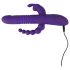 SMILE Triple - oppladbar, trippelarmet, roterende-vibrerende vibrator (lilla)